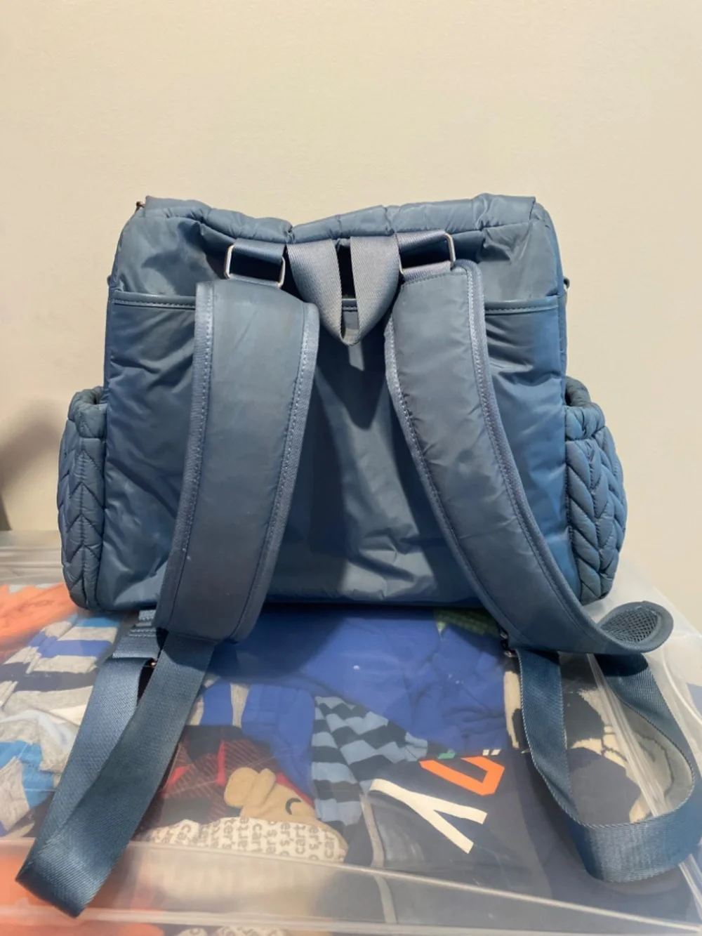 Happ Brand Diaper bag in ash blue